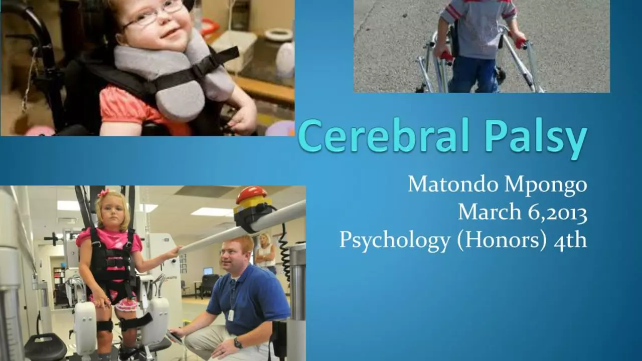 The latest research and advancements in cerebral palsy treatment