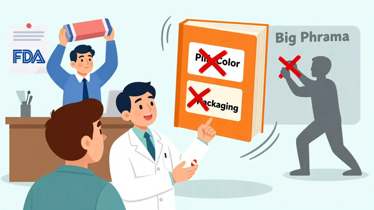 Pharmacist gives generic pill as FDA removes unrelated patents from the Orange Book.